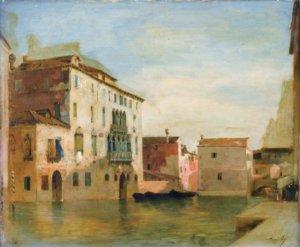 View Of A Canal In Venice